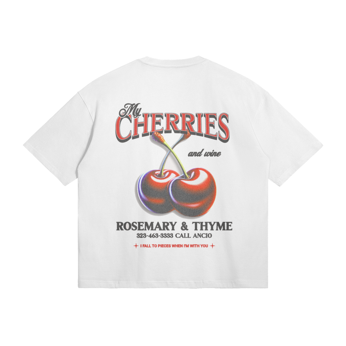 Ancio Cherries And Wine T-Shirt